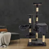 Katzenkratzbaum 141cm Kratzbaum Kletterbaum Spielbaum Sisal -- Piacenza -- von zoo-xxl® – view 1