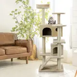 Katzenkratzbaum 132cm Kratzbaum Kletterbaum Spielbaum Sisal -- Sammy -- von zoo-xxl® – view 1