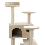 Katzenkratzbaum 132cm Kratzbaum Kletterbaum Spielbaum Sisal -- Sammy -- von zoo-xxl® – view 6